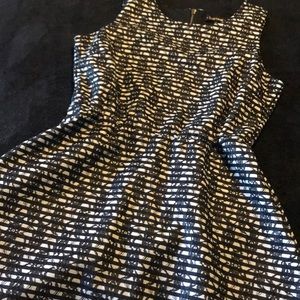 Black and White Lace Dress